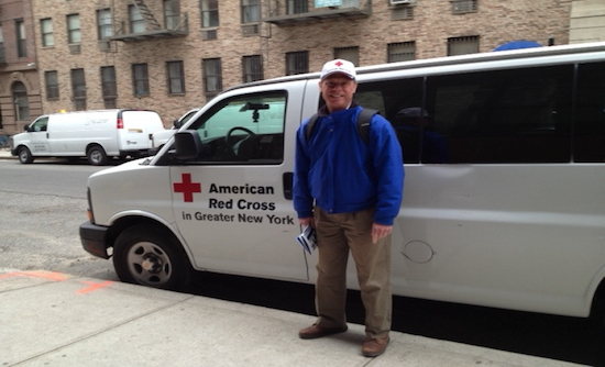 Cisco employee Tom Tanner deployed with the American Red Cross to support the Superstorm Sandy relief efforts in 2012.