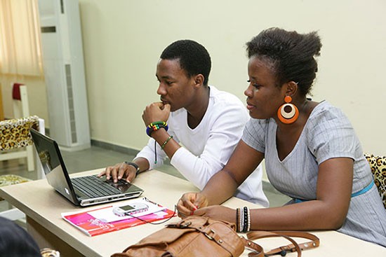 Students at the American University of Nigeria