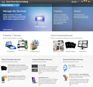 Cisco Prime Service Catalog