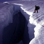 Crevasse on Mt. Ranier