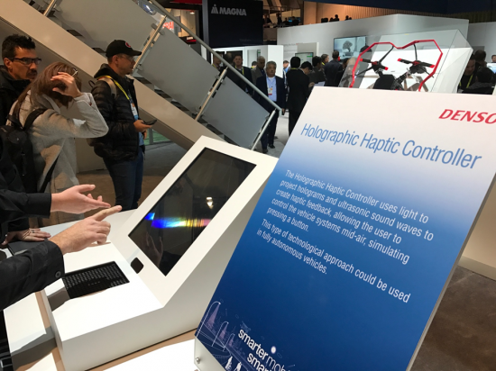 Denso Contactless Holographic Haptic Controller