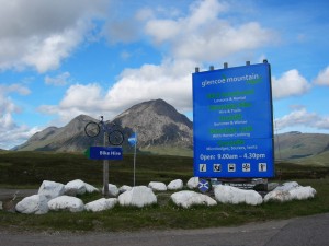 Passing Glencoe Mountain Resort.  Scenes from James Bond "Skyfall" movie were filmed around here.