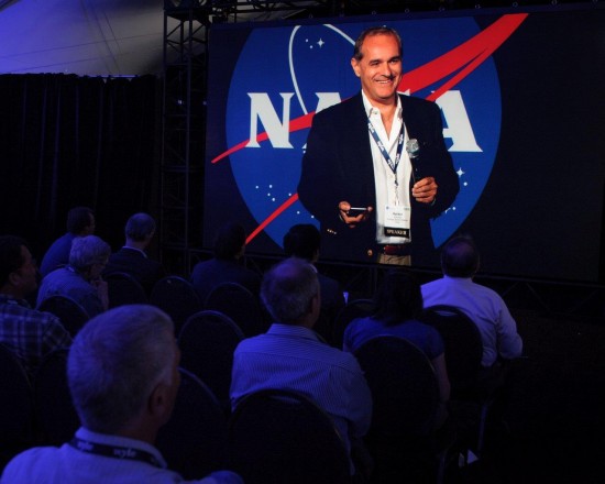 Helder Antunes spoke about the Internet of Everything and drones at the UTM Convention in July.  Photo Credit: NASA Ames Research Center