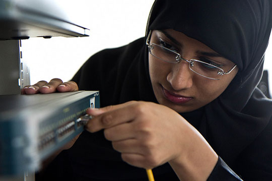 Cisco Networking Academy is helping women prepare for high-demand technology jobs in the MIddle East, where they account for 35% of the program's students