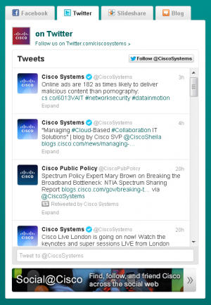 Cisco's Social Media Gadget