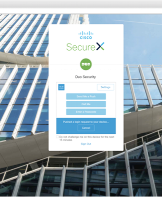 Cisco SecureX サインオン