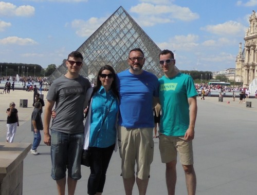 Family in Paris