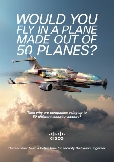 50 planes security campaign poster
