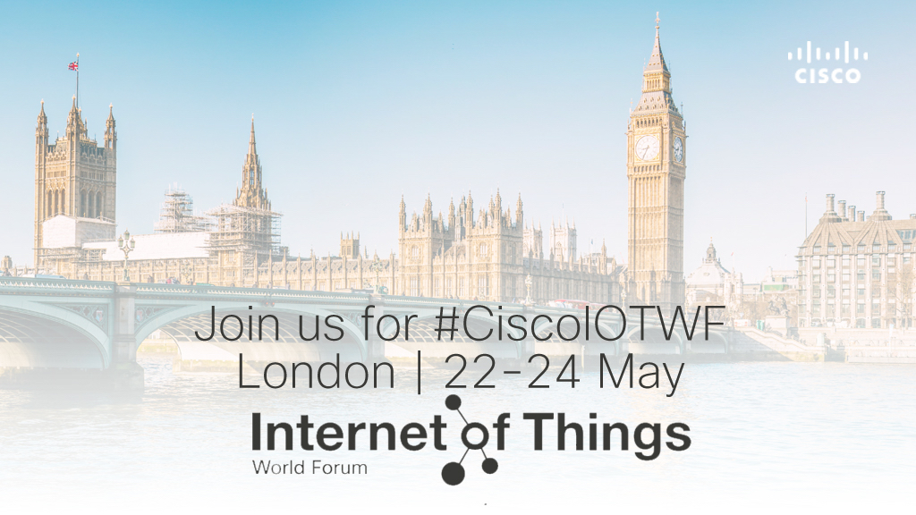 banner ad for the Internet of Things World Forum, London, 22-24 May 2017