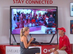 Eugenie Bouchard at the Rogers Connected Zone