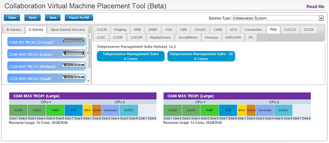 Collaboration Virtual Machine Placement Tool