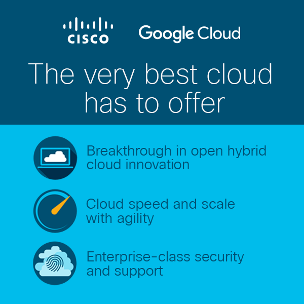 Partenariat Cisco et Google Cloud